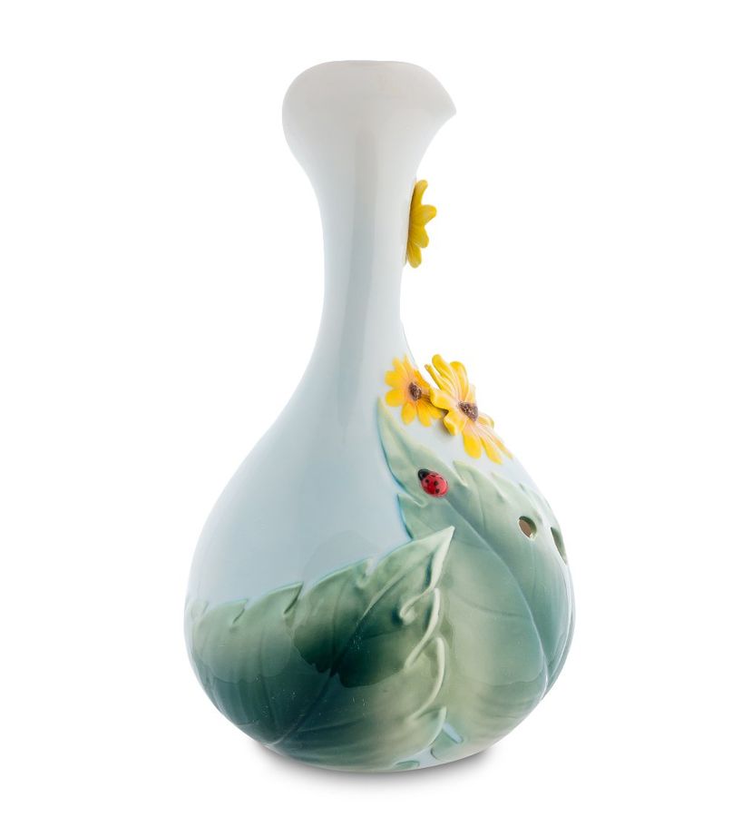 Фарфоровая декоративная ваза Маргаритки Pavone FM- 09
