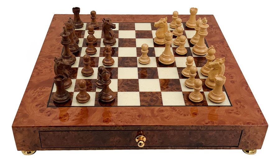 Шахматы элитные, деревянные Italfama "Palissandro" G1029+8721RL