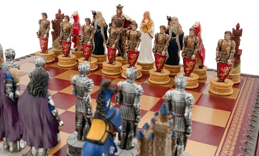 Подарочный набор Italfama "Король Артур" (шахматы, шашки, Нарды)