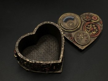 Колекційна Шкатулка Veronese Серце В Стилі Стімпанк 77234A4