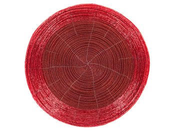 Плейсмат, салфетка на стол круглая из бисера 36 см 877-026
