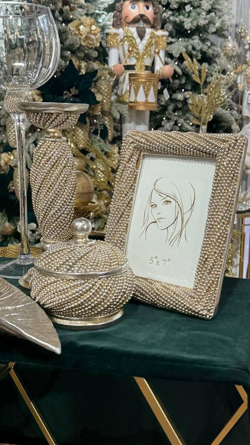 Рамка для фото Pearl, цвет &ndash; шампань