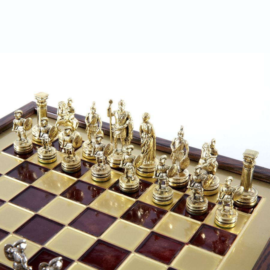 Шахматы подарочные Manopoulos "Греко-римский период" 27 х 27 см, SK3RED