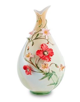 Фарфоровая декоративная ваза Маки Pavone FM- 11