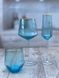 Набор бокалов для вина Сamomille голубые 600 мл 4 шт