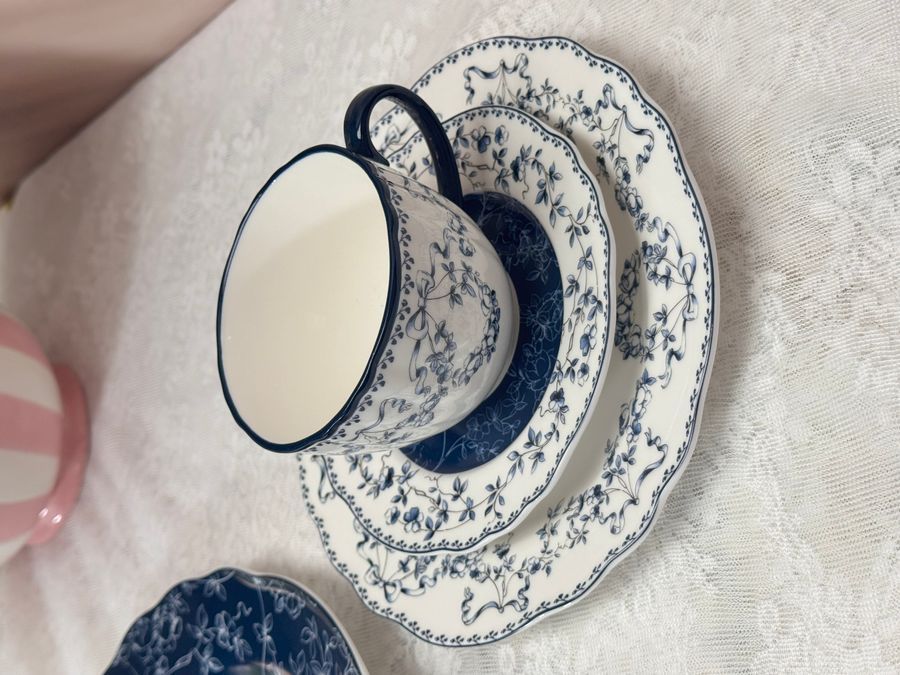 Чайный набор на 2 персоны подарочный Vintage Blue 270 мл