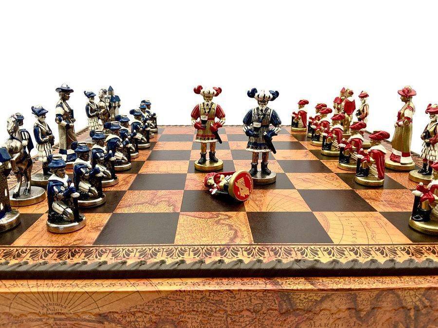 Подарунковий Набір Italfama "Landsknecht" (Шахи, Шашки, Нарди)