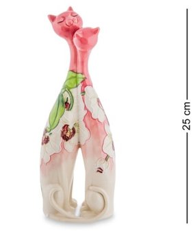 Фарфоровая статуэтка, вазочка Кошки Pavone JP-98/28