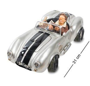 Коллекционная статуэтка Автомобиль Shelby Cobra 427 SC Silver Forchino