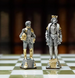 Бронзовые шахматы элитные Italfama MEDIOEVALE ручной работы