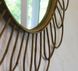 Зеркало настенное декоративное Ромашка в металле 82 см 91168
