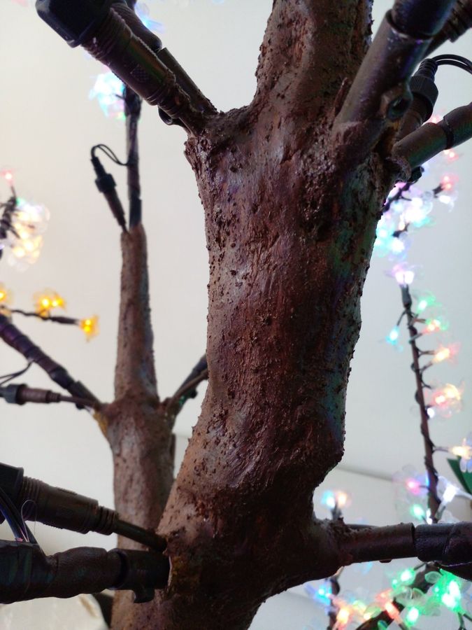 Светящееся, светодиодное дерево Сакура многоцветная уличная 1,8 м