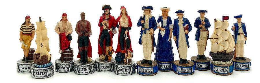 Подарочный набор Italfama "Pirates" (Пираты) шахматы, шашки, Нарды