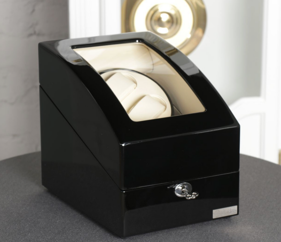 Шкатулка для подзавода 2 часов Salvadore L0023-4 BL