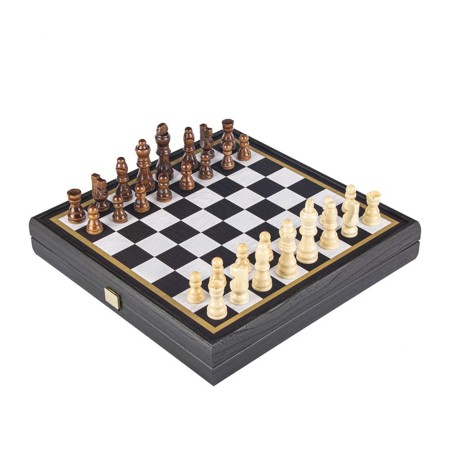 Подарочный игровой набор Manopoulos (шахматы, шашки, Нарды) CBLS34BLA
