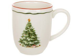 Кружки новогодние Green Christmas 400 мл набор 2 шт