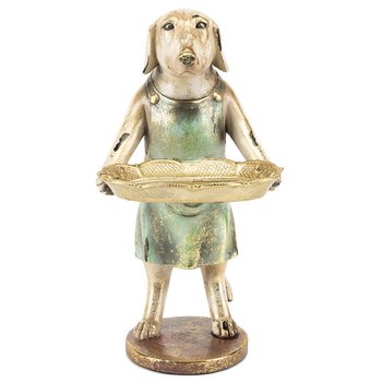 Статуетка Декоративна Собака з Підносом 2014-017