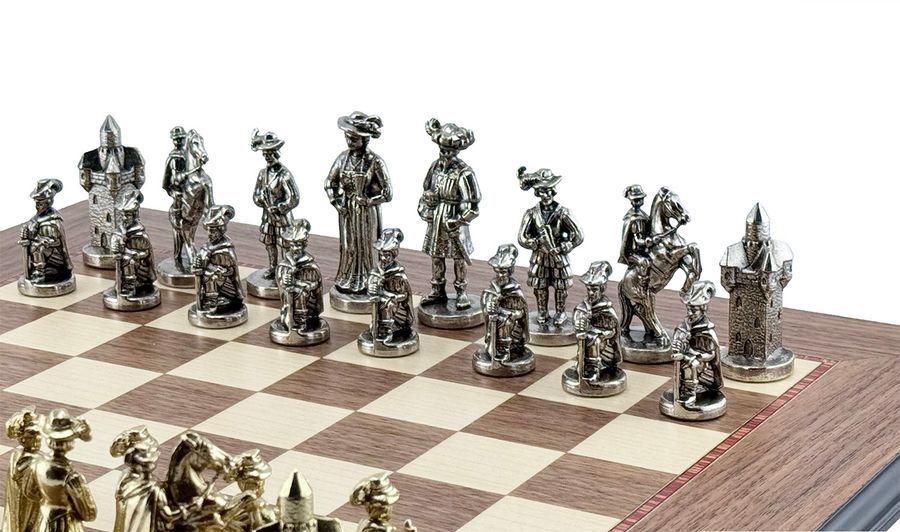 Шахи подарункові Italfama "LENDSKNECHT" з дошкою Ferrer
