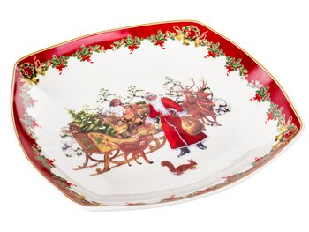 Блюдо фарфоровое Рождественская сказка 33 см 986-130