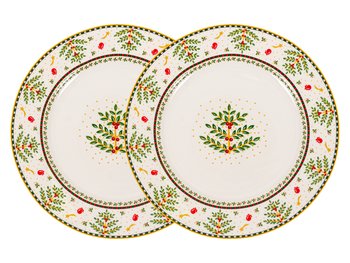 Набор новогодних тарелок Елочка 2 шт 19 см 924-821