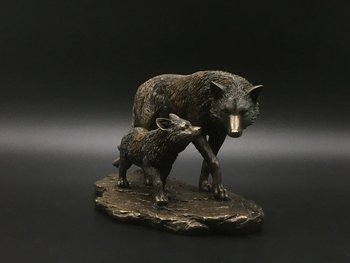 Коллекционная статуэтка Veronese Волчица с волчонком WU74854A4