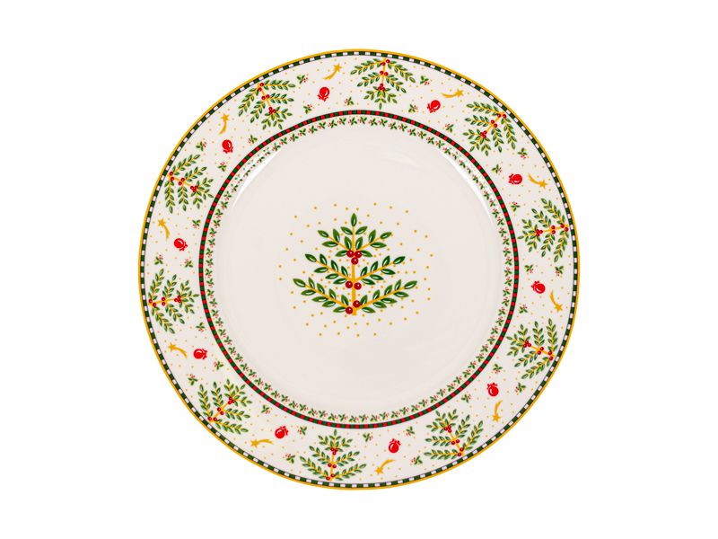 Набор новогодних тарелок Елочка 2 шт 19 см 924-821