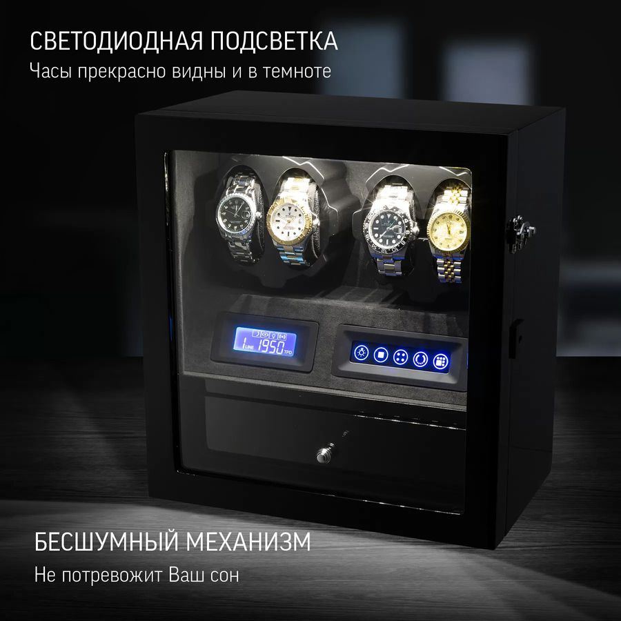 Шкатулка для автоподзавода часов Rothenschild RS-X205BF