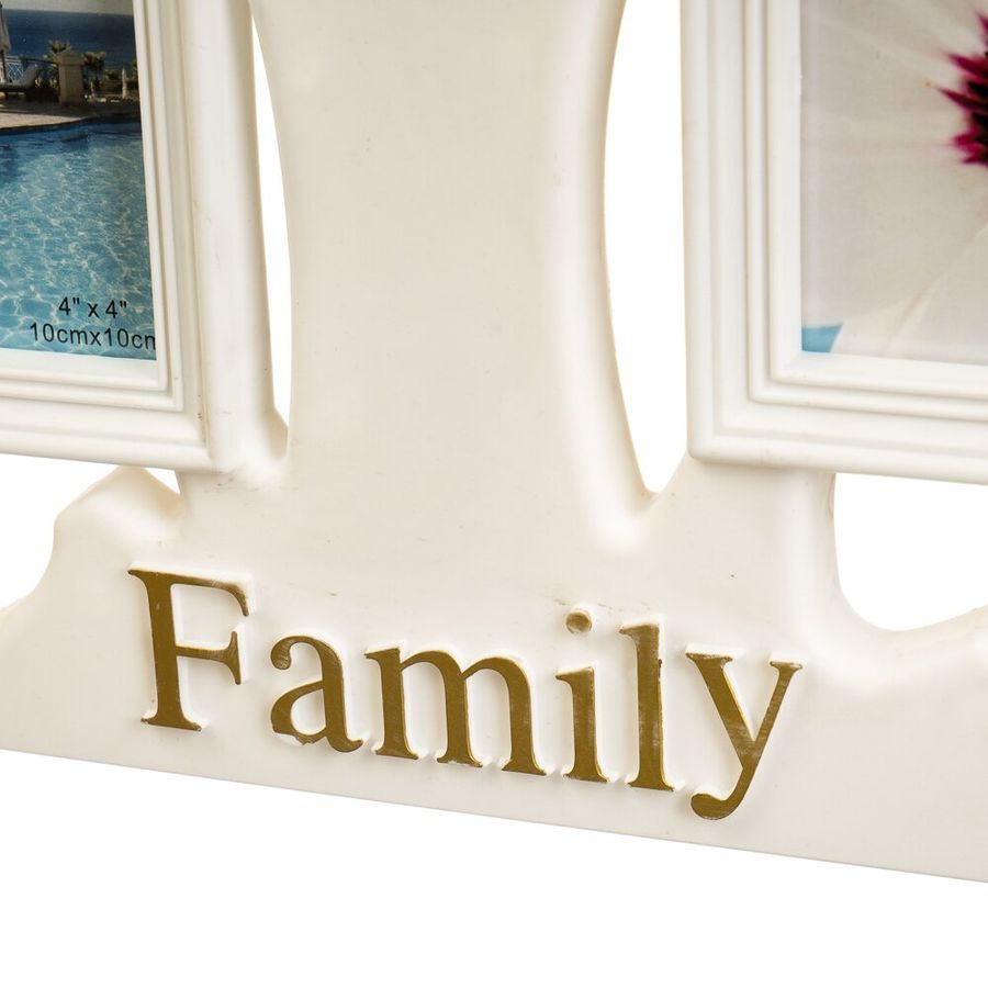 Фотоколлаж настенный белый Family 46 х 56 см