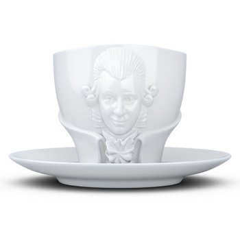 Чашка с блюдцем подарочная Tassen "Моцарт". Подарок музыканта