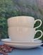 Чайний Набір Нордіка на 6 персон білий фарфоровий 375 мл