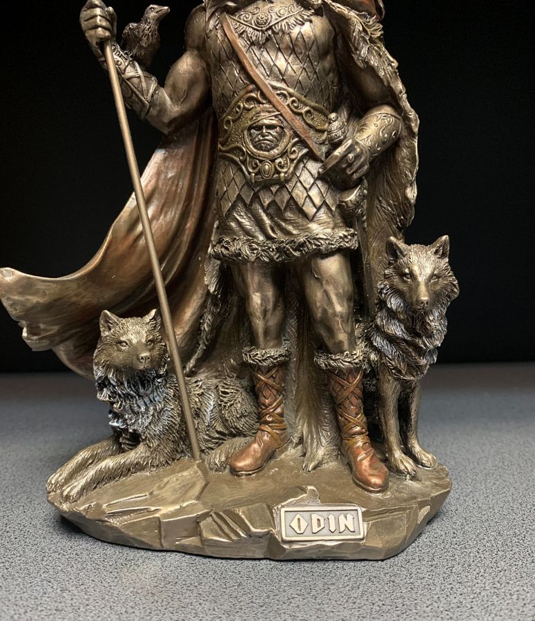 Коллекционная статуэтка Veronese Один - Скандинавский бог войны WU75357A4, Под заказ 10 рабочих дней