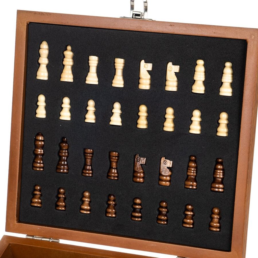 Подарочный набор Охотнику шахматы и фляжка