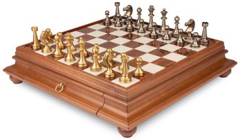 Шахматы подарочные элитные Italfama "Staunton" 11B+419AW