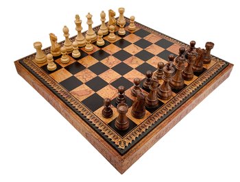 Подарочный набор Italfama "Classico Palissandro Dorato" (шахматы, шашки, Нарды)