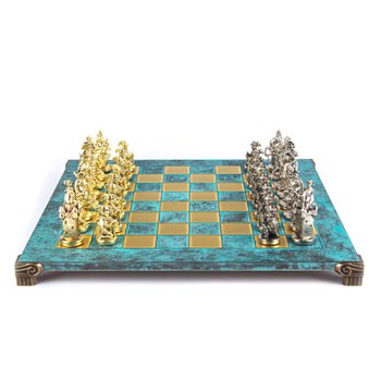 Шахматы подарочные Manopoulos "Средневековые рыцари" 44 х 44 см