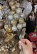 Веточка новогодняя "Виноград" 32 см 66-055