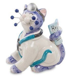 Фарфоровая фигурка кот Доктор Мур Pavone CMS - 31/36