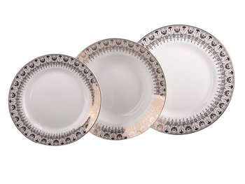 Набор из 18 фарфоровых тарелок Королевский 440-045-2
