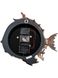 Коллекционные настенные часы Veronese Рыба Стимпанк 77249A4, Под заказ 10 рабочих дней