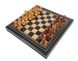 Подарочный набор Italfama "Palissandro Dorato" 28 х 28 см (шахматы, шашки)