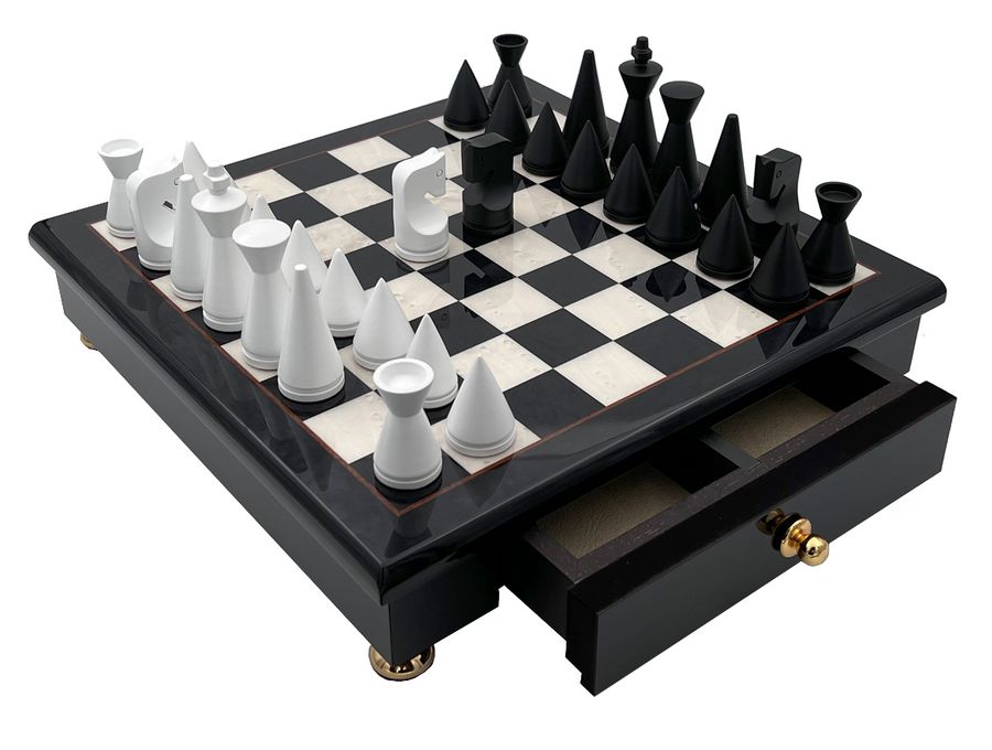 Шахматы элитные, деревянные Italfama "Modern" G1501BN+333NLP