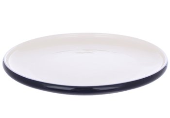 Набор тарелок Belle белые с синим 25 см 6 шт