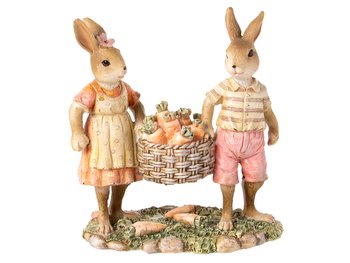 Фігурка Декоративна Парочка Кроликів Господарів 192-222. Пасхальний Декор