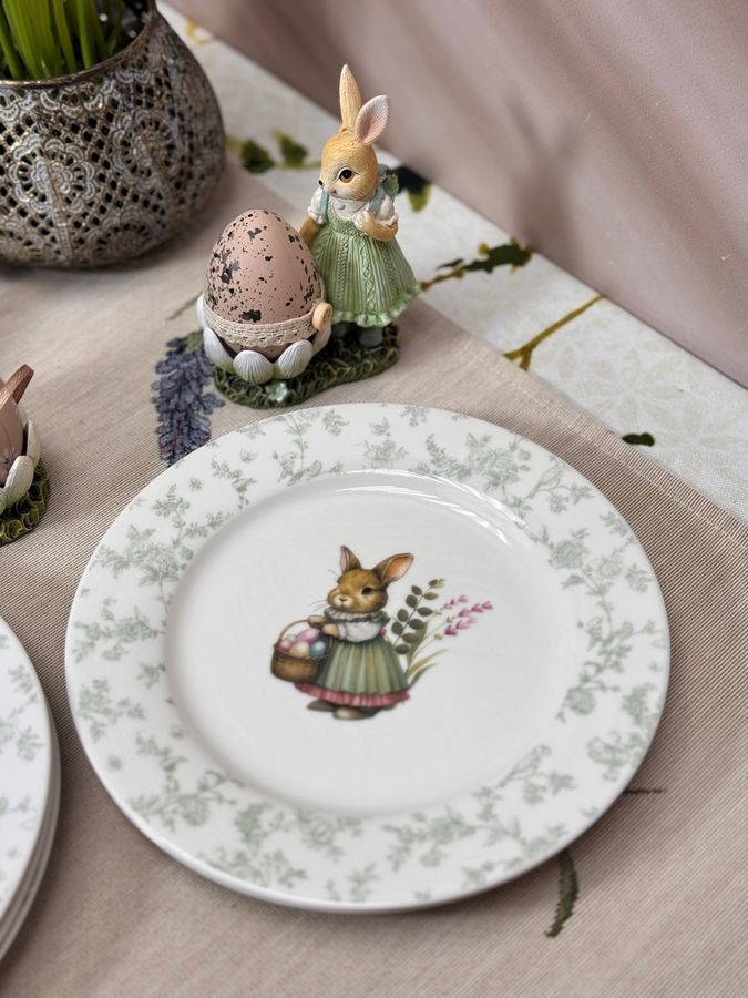 Набор десертных тарелок Floral Green 19 см 6 шт