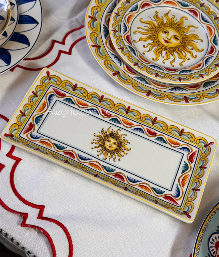 Блюдо фарфорове "Dolche White" 26 см