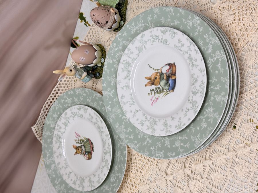 Набор десертных тарелок Floral Green 19 см 6 шт