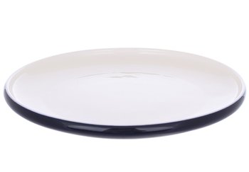 Набор тарелок Belle белые с синим 20 см 6 шт
