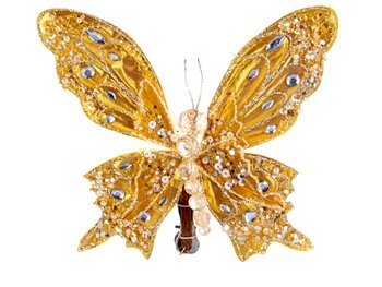 Елочное украшение "Новогодняя бабочка" 66-195