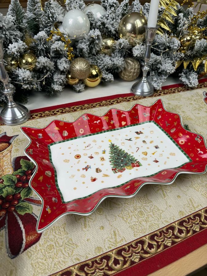 Блюдо Сервіровочне Новорічне 36 См 985-141