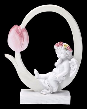 Фигурка декоративная Ангел с тюльпаном